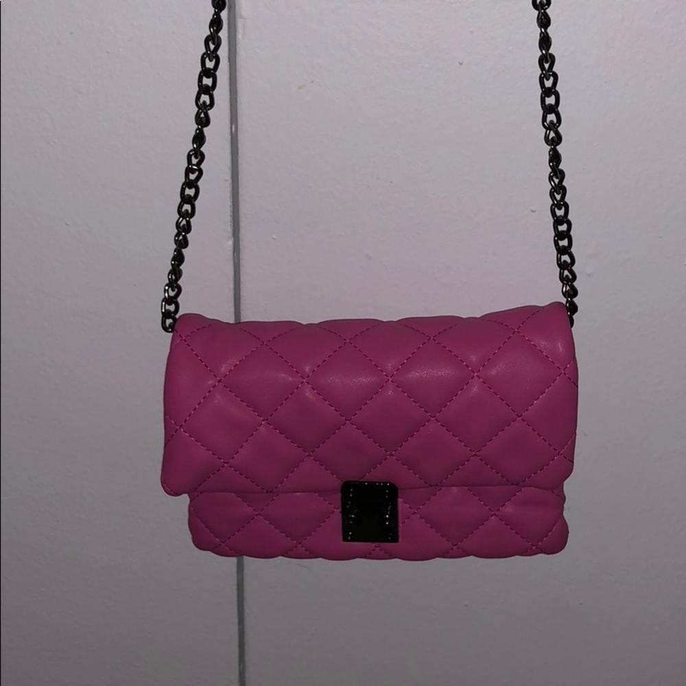 Pink shoulder bag